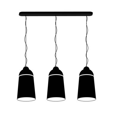 Üç tavan için lamba avize 