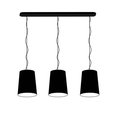 Üç tavan için lamba avize 