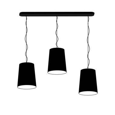 Üç tavan için lamba avize 