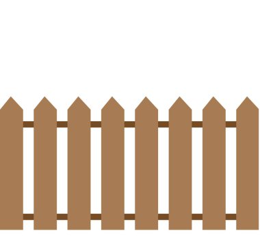 Basit renkli çit vektör simgesi eps10 resim