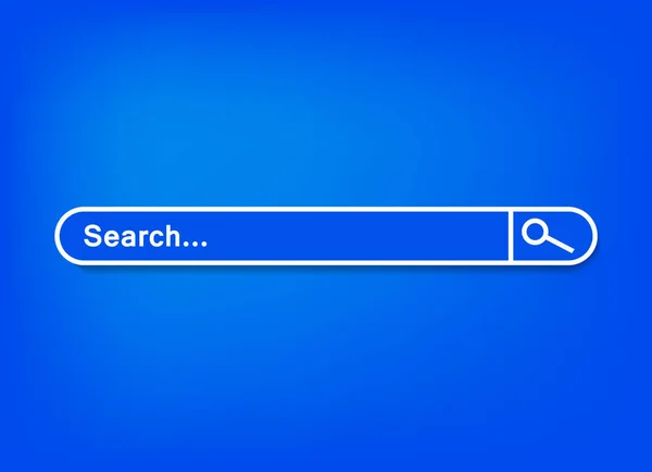 Vyhledávací panel, sada šablon hledání — Stockový vektor
