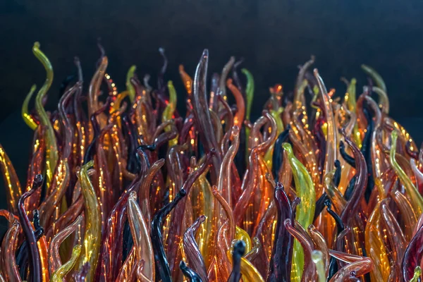 Soyut renkli led süslemeler