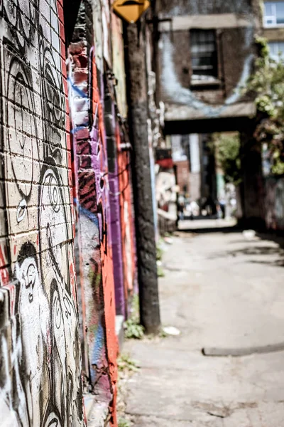 Graffiti Alley Torontóban — Stock Fotó