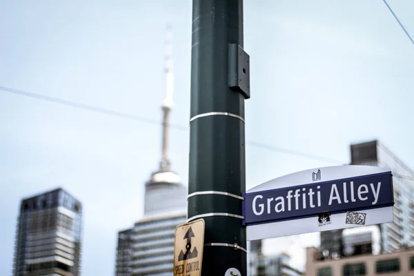 Graffiti Alley em Toronto — Fotografia de Stock