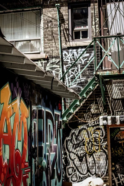 Aleja graffiti w Toronto — Zdjęcie stockowe
