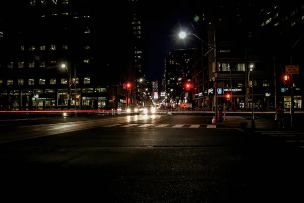 Nocne centrum Toronto — Zdjęcie stockowe
