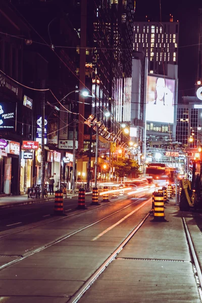 Noc v centru Toronto — Stock fotografie