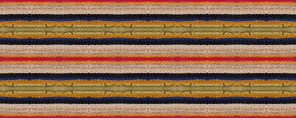 Embroidered Seamless Ethnic ornament. Decoration Mat. Mayan Weaving. African Shawl Ethnic Pattern. Satin stitch Strips Background. Native Geometric Motif.
