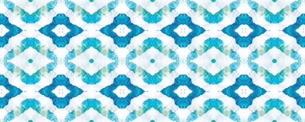 Dirty Art Picture. Seamless Ethnic Pattern. Contrast Skin. Dirty paper Ornamental. Ikat Textile Aquarelle blur. Azure Light. Repeating color. Dirty Art.