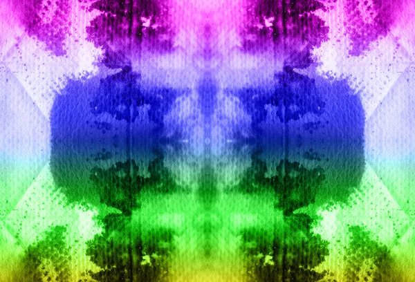 Rainbow Dirty Art Picture. Reflecting Hippie Endless Fabric. Light color. Sweet Iridescent Rainbow Aquarelle. Painted Bohemian batik. Dirty Art. Colored flannel.
