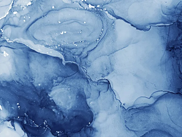 Alcohol Ink Texture. Aquamarine Drops Watercolor Print. Marble Marble. Alcohol Ink Spots. Blue sky Blot. Water Ocean color, White Pigment. Alcohol Ink Art Blots.