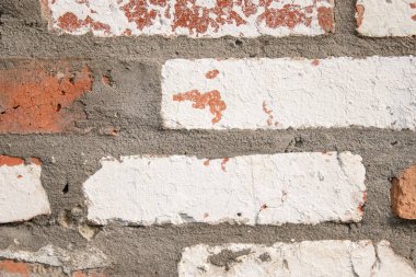 Tuğla duvar arka plan. Eski tuğla duvar.