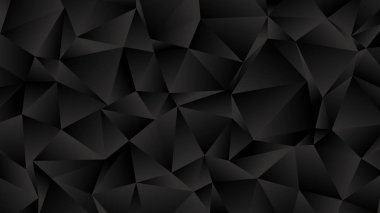 İşletmeniz için Trendy Düşük Poli Siyah Arka Plan