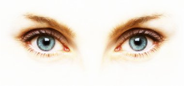 Kız mavi gözleri Kapat '