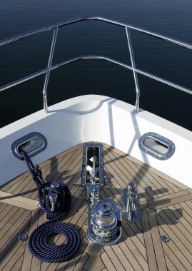 Deniz vinç vinç ve yay demiryolu