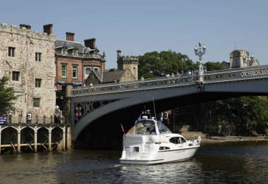 Lendel köprü nehir Ouse York Yorkshire İngiltere