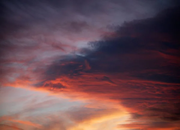 RED SKY AND CLOUDS AT SUNSET BACKGROUND