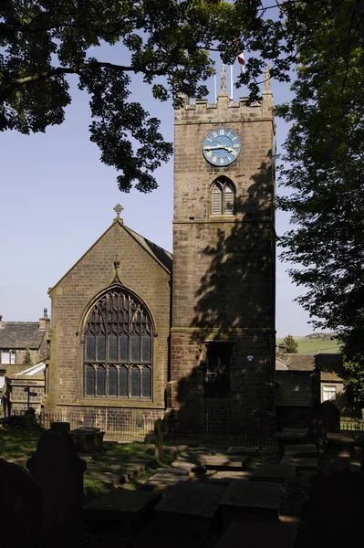 Saint Michael All Angels Church Haworth Yorkshire England — Stock Photo, Image