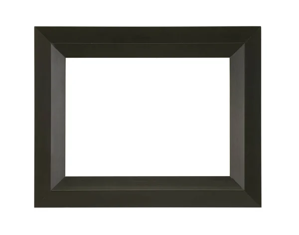 QUADRO DE PICTURA DE MADEIRA PRETO EM BRANCO — Fotografia de Stock