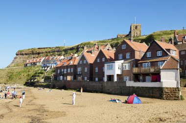 Whitby Fishing Village, Yorkshire, Ingiltere