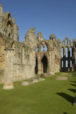 WHITBY ABBEY RUIN YORKSHIRE ENGLAND