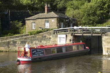 Kanal Mavna Salterhebble Kilit Yorkshire İngiltere