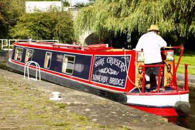 Kanal Mavna Salterhebble Kilit Yorkshire İngiltere