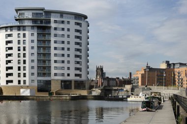 Lüks Appartment Geliştirme Clarence Dock Leeds Yorkshire Engl