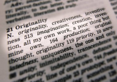 Sözcük Özgünlüğü Tanımını Gösteren Eş anlamlılar sözlüğü Sayfası