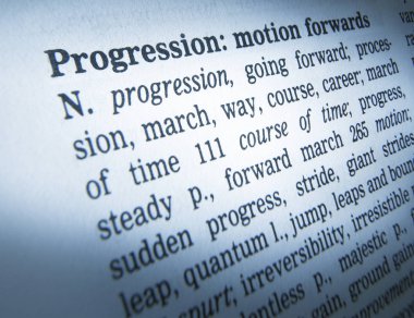 Eş anlamlılar sözlüğü Sayfa Yakın Çekimde Sözcük İlerlemesinin Tanımını Gösteren