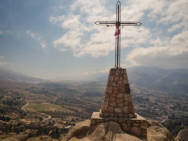 TAFI del valle Cerro de la Cruz, Arjantin manzara. Kuzey Batı