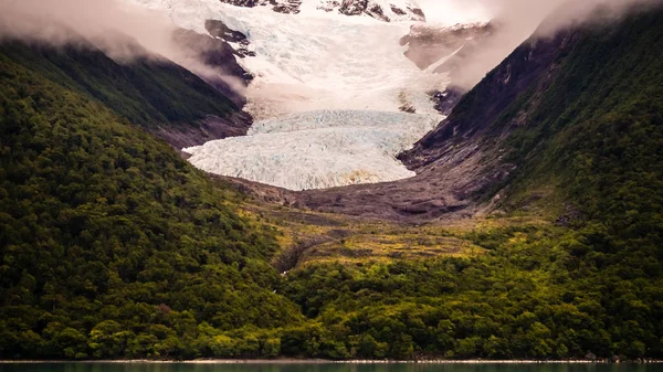 Detail Van Een Gletsjer Het Nationaal Park Van Galciers Patagonië — Stockfoto