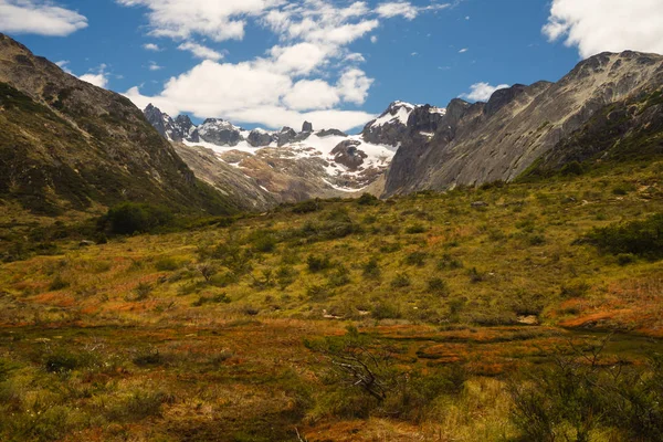 Laguna Esmeralda Patagonia Argentina Ushuaia Tierra Del Fuego Panorámica —  Fotos de Stock