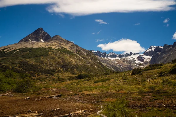 Laguna Esmeralda Patagonia Argentina Ushuaia Tierra Del Fuego Panorâmica — Fotografia de Stock