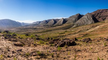 Panoramic Bolivya, Toro Toro Vadisi. Detay jeolojik oluşumların
