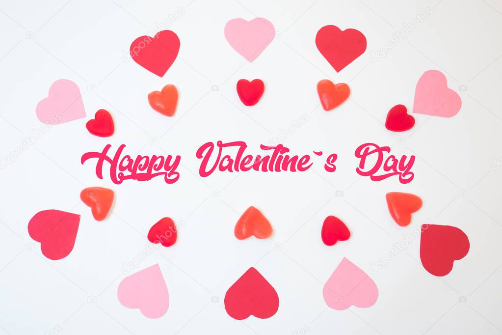 Decoraciones de corazones de San Valentín