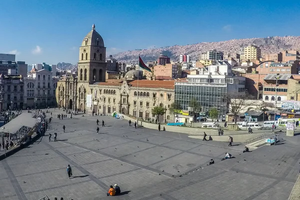 San Francisco Ort Paz Bolivien Kirche Von San Francisco Und — Stockfoto