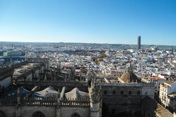 Cityscape Sevilla Fron Catedral — Fotografia de Stock