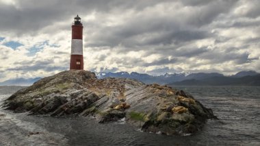 Beagle Channel, Ushuaia 'daki Les eclaireurs deniz feneri..