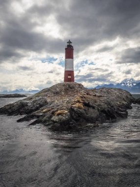 Beagle Channel, Ushuaia 'daki Les eclaireurs deniz feneri..