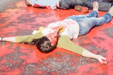 Bilbao, Ispanya-Mart/23/2019. İnsanlar o geliş protestosu