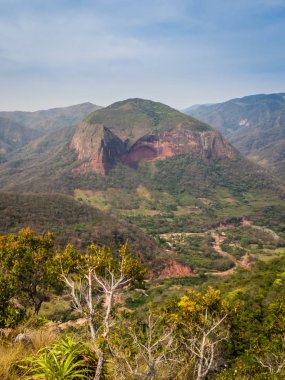 Landscape of the Amboro National Park in Bolivia clipart