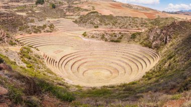 Cuzco yakınlarındaki Moray Arkeolog yeri, Peru