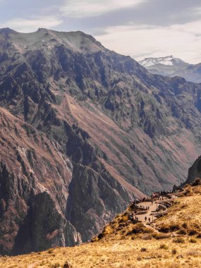 Peru Colca kanyon, panoramik bakış açısı