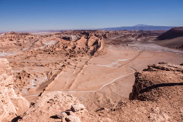 Luftaufnahme vom Tal des Mondes in San Pedro de Atacama — Stockfoto