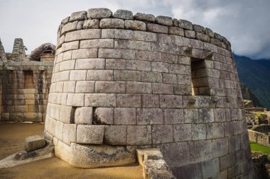 Peru'daki Machu Picchu'nun İnka harabelerinin detayları