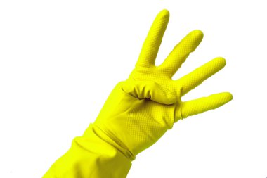 Ver lthe atex eldiven gösteren dört numaralı