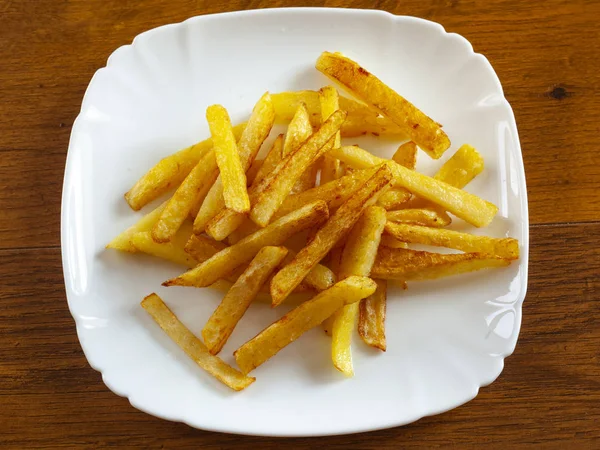 Heerlijke Zelfgemaakte Frieten — Stockfoto