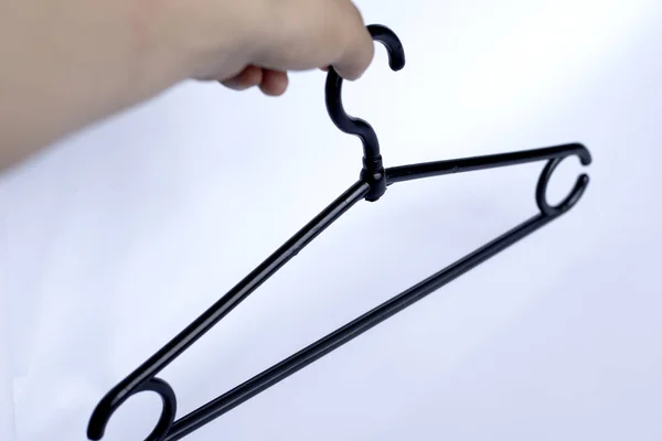 Clothes hanger in the dressing room — Stock Photo, Image
