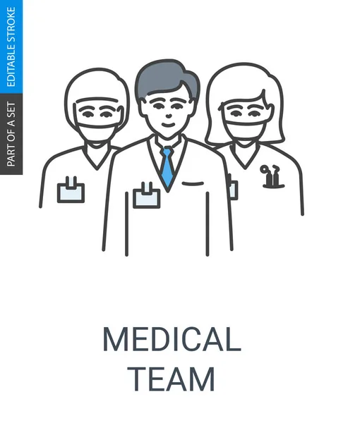 Icono del equipo médico — Archivo Imágenes Vectoriales